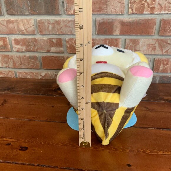 Rilakkuma Bee Costume Bear Cute Kawaii Cream Yellow Bear Wings Toy Plush Easter - Picture 14 of 14